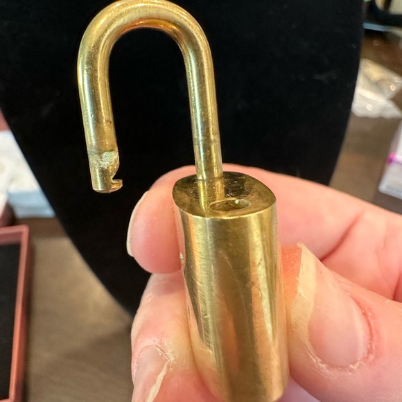 EUC Louis Vuitton lock and key #316 on 2 chains. - Picture 5 of 7